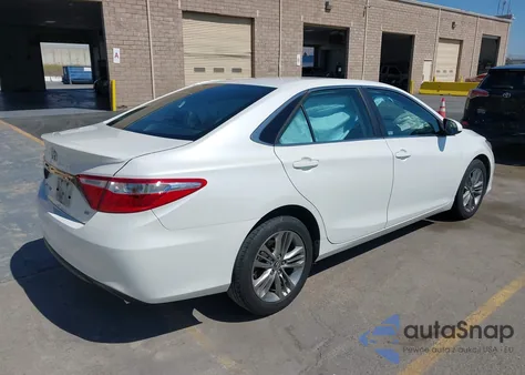 2016 Toyota Camry Se z USA, uszkodzony, nr VIN 4T1BF1FK0GU234725